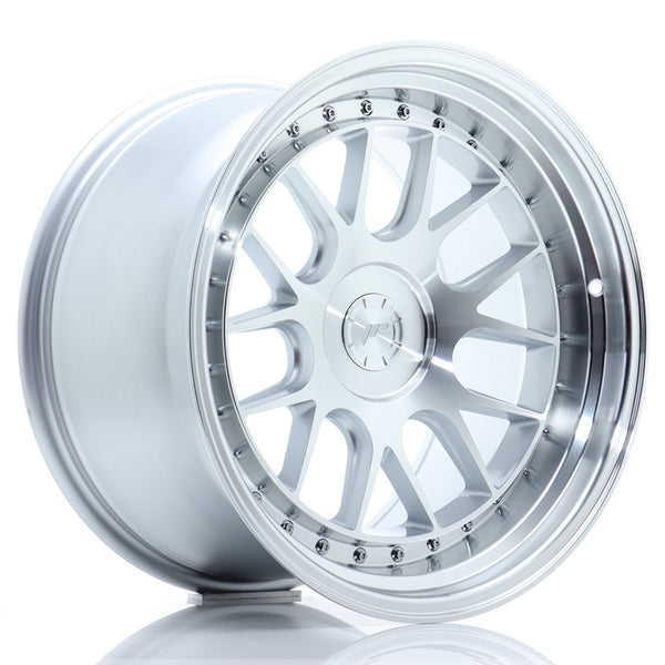JR Wheels JR40 18x10.5 ET15-22 5H BLANK Silver Machined Face