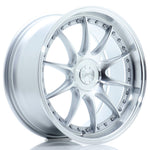 JR Wheels JR41 18x8.5 ET15-35 5H BLANK Silver Machined Face