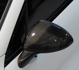 Porsche Cayenne Carbon Fiber Side Rearview Mirror Cover Caps Pair