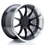 JR Wheels JR41 18x10.5 ET15-25 5H BLANK Glossy Black w/Machined Lip