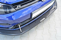Hybrid Front Racing Splitter VW Golf 7 R / R-Line Facelift Maxton Design