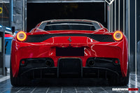 Darwinpro 2013–2015 Ferrari 458 Speciale Heckdiffusor aus Kohlefaser