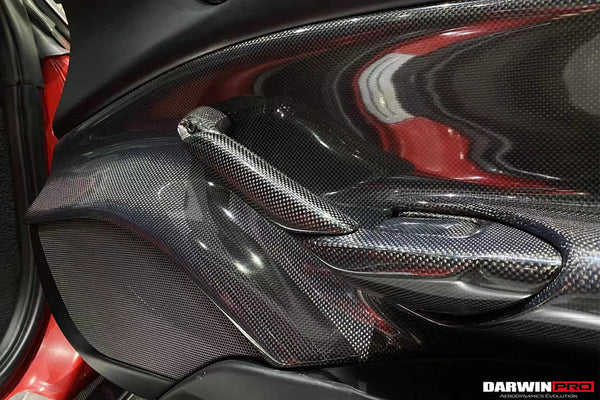 Darwinpro 2015-2020 Ferrari 488 GTB/Spyder Carbon Fiber Door Handle Interior