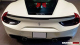 Darwinpro Aileron de coffre en fibre de carbone style Ferrari 488 GTB BKSS 2015-2020