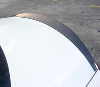 Maserati Quattroporte Lèvre d'aile de coffre arrière en fibre de carbone