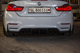 Lèvre de diffuseur arrière en fibre de carbone BMW M3 / M4 