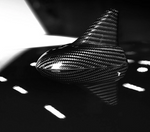 Maserati Quattroporte / Ghibli Carbon Fiber Car Shark Fin Roof Antenna