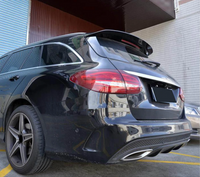 Mercedes Benz S205 Estate Carbon Fiber Rear Roof Spoiler Window Wing Lip