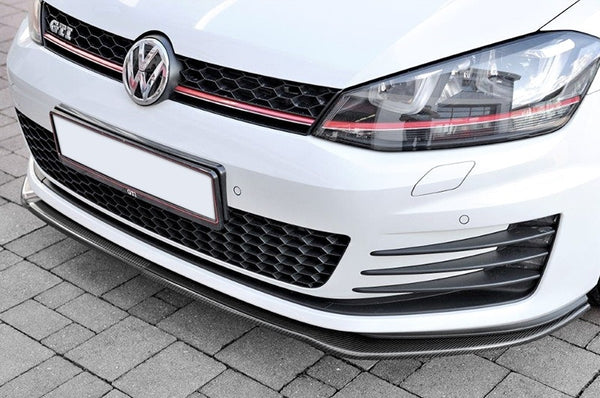 Lèvre en carbone pour VW Golf 7 GTI