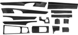 Porsche Panamera 970 2010-2016 Couverture de moulures de tableau de bord en fibre de carbone