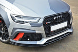Front Splitter V.1 Audi RS6 C7 / C7 FL Maxton Design