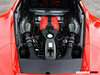 Darwinpro 2015-2022 Ferrari 488 GTB/488 PISTA/F8 Panneau de sous-écran intérieur en fibre de carbone sèche de remplacement