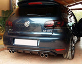 REAR VALANCE VW GOLF VI WITH 2 EXHAUST HOLE