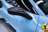 Darwinpro 2015-2019 Ferrari 488 GTB/Spyder Remplacement de la maison et de la base du rétroviseur en fibre de carbone