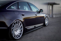 SIDE SKIRTS DIFFUSERS AUDI A6 C6 S-LINE (PREFACE/FACELIFT) Maxton Design