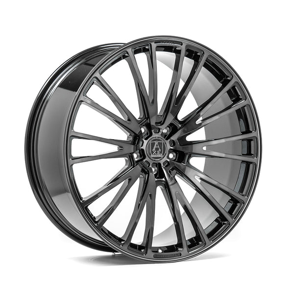 AXE FF2 FORGED 10x23ET38 5x114.3 GLOSS BLACK POLISHED & TINTED