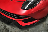 Carbonado 2012-2017 Ferrari F12 Berlinetta DC Style Lèvre avant en fibre de carbone Darwin Pro
