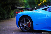 Carbondo 2010-2015 Ferrari 458 Coupe/Spider SVR Style Trunk Spoiler Darwin Pro