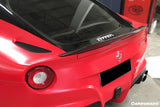 Carbonado 2012-2017 Ferrari F12 Berlinetta DC Style Aileron de coffre en fibre de carbone Darwin Pro
