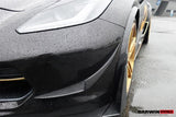 Darwinpro 2013–2019 Corvette C7 Z06 Grandsport Kotflügelverbreiterungen aus Kohlefaser 