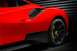 DarwinPRO 2015-2020 Ferrari 488 GTB/Spyder Pista Style Quarter Panel Scoops latéraux