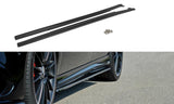 SIDE SKIRTS DIFFUSERS Mercedes A W176/ CLA 117 AMG/ CLA 117 AMG LINE Facelift GLOSS BLACK Maxton Design