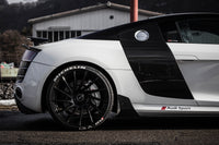 Lames latérales en fibre de carbone Audi R8