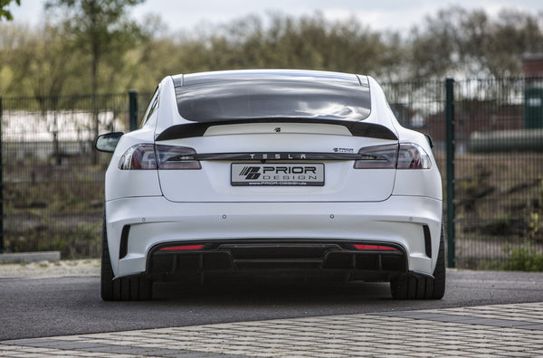 PD-S1000 Rear Bumper with Diffusor for Tesla Model S [2016+] Prior Design