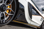 PD1 Rear Parts for Side Skirts for McLaren 570S Prior Design