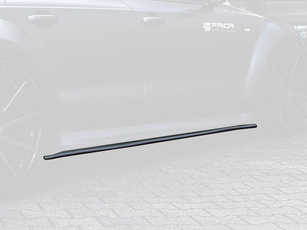 PD700R Side Skirts Add-On Lip Spoiler for Audi A7 / S7 / RS7 [C7] Prior Design