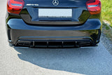 REAR SIDE SPLITTERS Mercedes A W176 AMG Facelift GLOSS BLACK Maxton Design