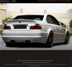REAR BUMPER BMW 3 E46 COUPE & CABRIO < M3 LOOK > VERSION FITTING TO M3 EXHAUST