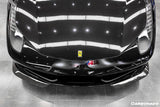 Carbonado 2010-2015 Ferrari 458 Coupé/Spyder AP Style Lèvre avant en fibre de carbone Darwin Pro