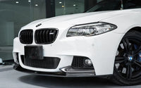 Lèvre avant de style performance en fibre de carbone pour BMW Série 5 F10