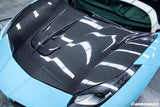 Carbonado 2015-2019 Ferrari 488 GTB/Spyder MA Style Capot en fibre de carbone Darwin Pro