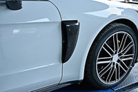 Porsche Panamera Carbon Fiber Front Canard Moulding Trims