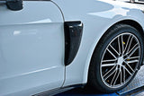 Porsche Panamera Carbon Fiber Front Canard Moulding Trims
