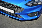 SPLITTER RACING AVANT V.1 (noir brillant) Ford Focus Mk4 ST-Line