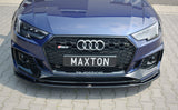 Front Splitter V.2 Audi RS4 B9 Maxton Design