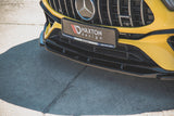 Frontsplitter V.2 Mercedes-AMG A 45 S W177 Maxton Design Schwarz glänzend