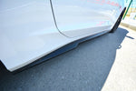 SIDE SKIRTS DIFFUSERS CHEVROLET CAMARO 6TH-GEN. PHASE-I 2SS COUPE BLACK GLOSS
