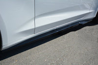 SIDE SKIRTS DIFFUSERS CHEVROLET CAMARO 6TH-GEN. PHASE-I 2SS COUPE BLACK GLOSS