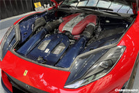Carbonado 2018-UP Ferrari 812 Superfast /GTS Panneaux de compartiment moteur de style OE Darwin Pro