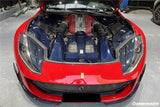 Carbonado 2018-UP Ferrari 812 Superfast /GTS OE Style Engine Bay Panels Darwin Pro