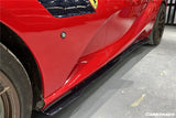 Carbonado 2018-UP Ferrari 812 Superfast /GTS MSY Style Side Skirts Darwin Pro