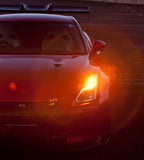 Nissan GTR R35 08+ LED Projector Headlights Black Valenti