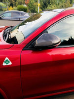 Alfa Romeo Stelvio Kohlefaser-Seitenspiegelkappen 2017–2018