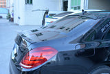 Mercedes Benz S-Class Carbon Fiber Trunk Lip Spoiler