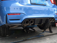 Lèvre de diffuseur arrière en fibre de carbone BMW M3 / M4 