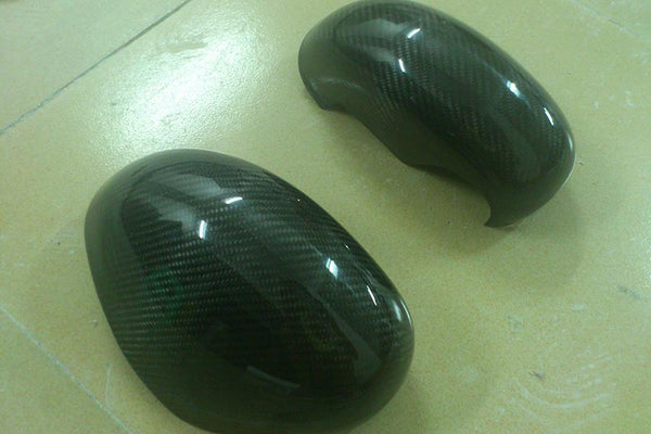 TT carbon fiber rear mirror covers caps fit audi 98-06